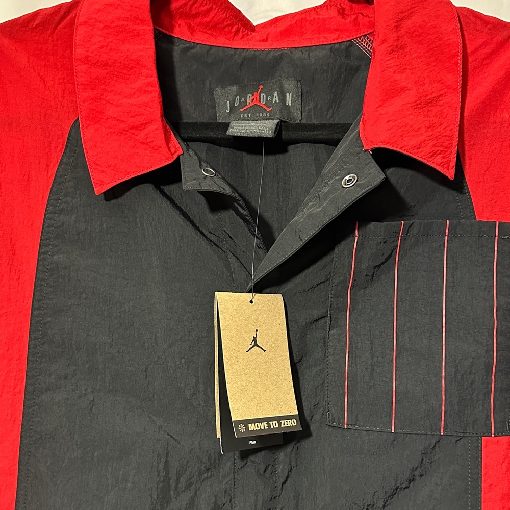 Red and Black Jordan Jumper Women’s 1X - Picture 5 of 9